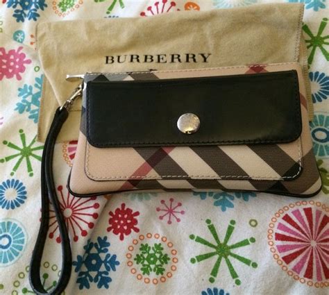 burberry wristlet ebay|burberry wallet outlet.